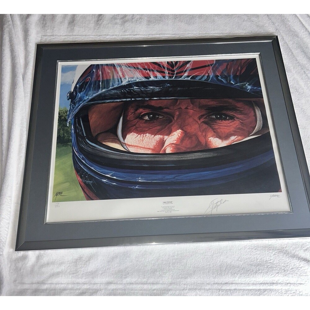 1993 Emerson Fittipaldi PPG Indy Car Racing "500 Focus" Signed Autograp 193/450